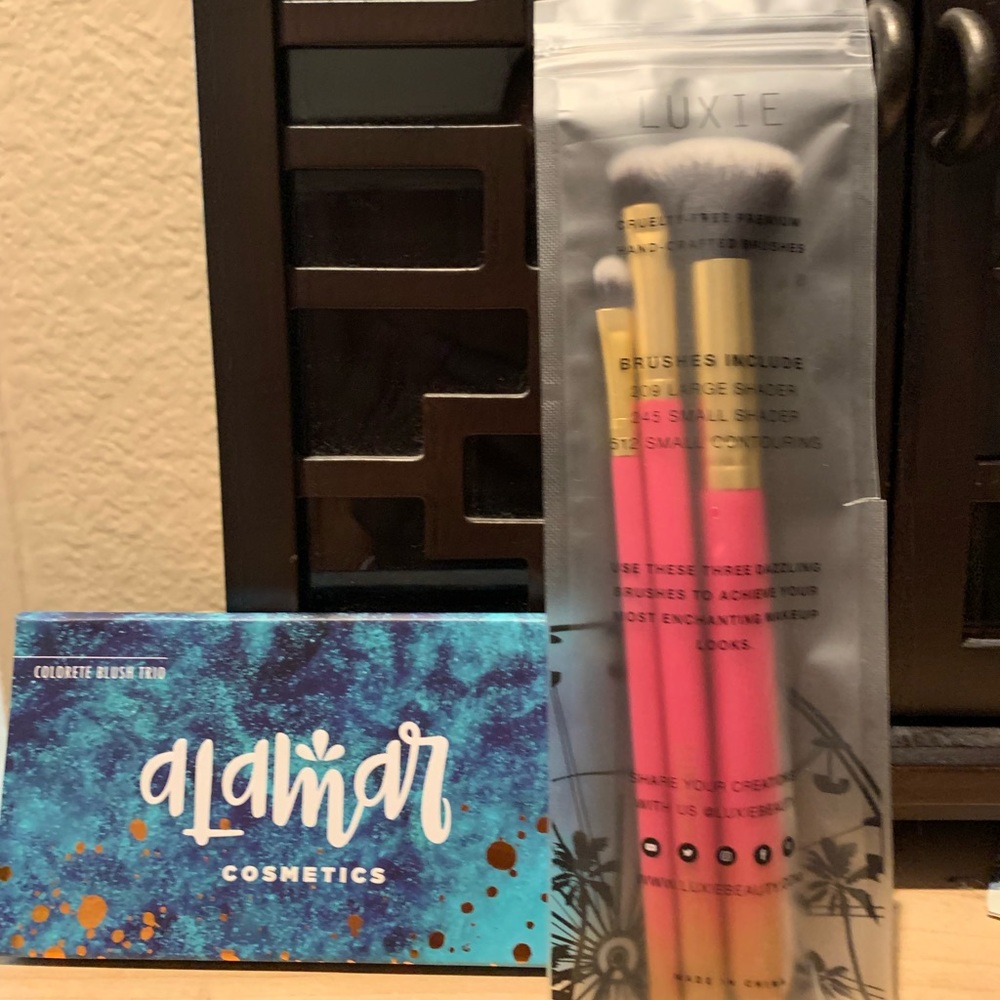 Alamar Blush Trio and Luxie Brush Set